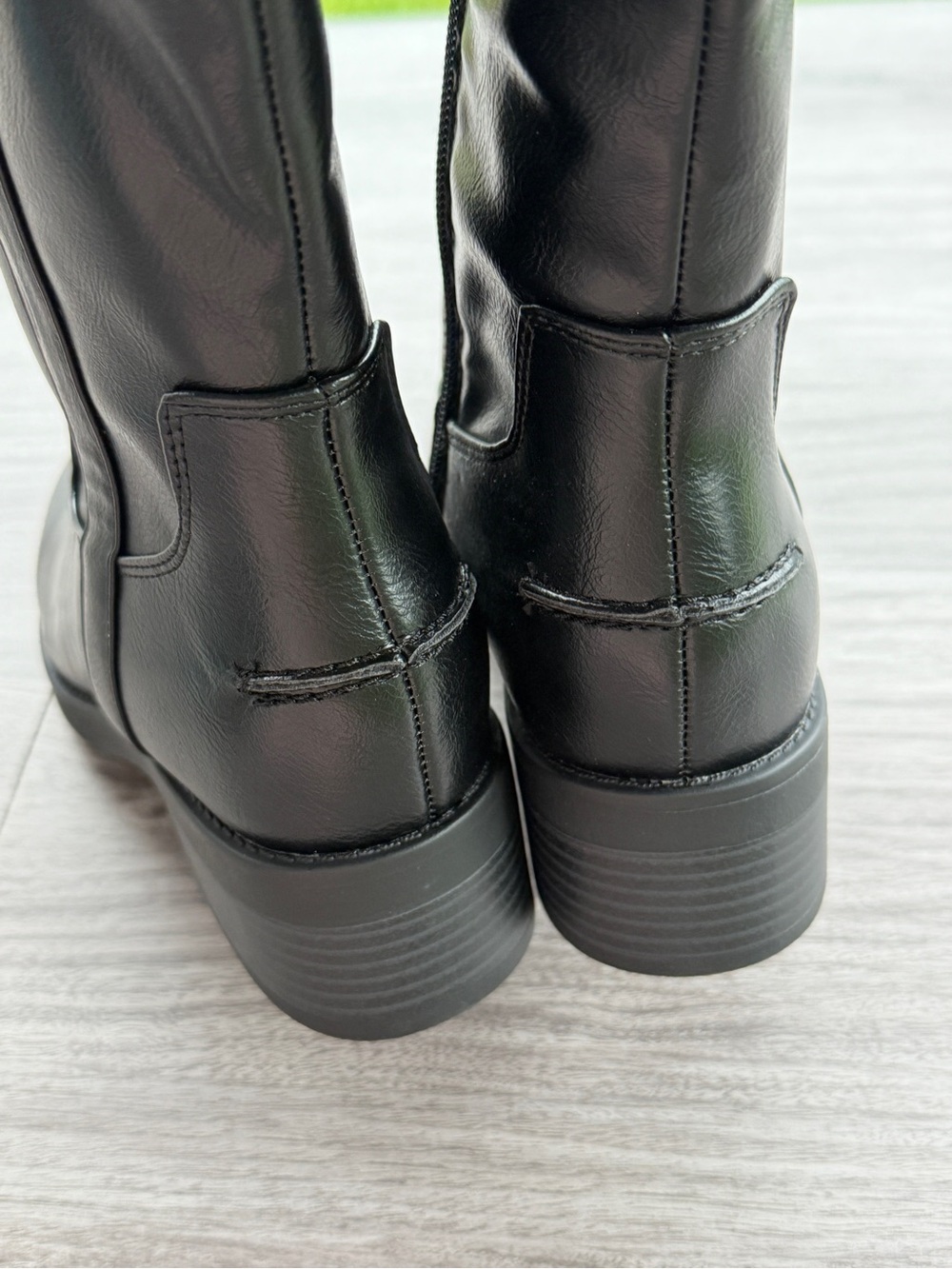 LifeStride Bridgett Wide Width Wide Calf Black Riding Knee High Boots Size 7W - Picture 12 of 15